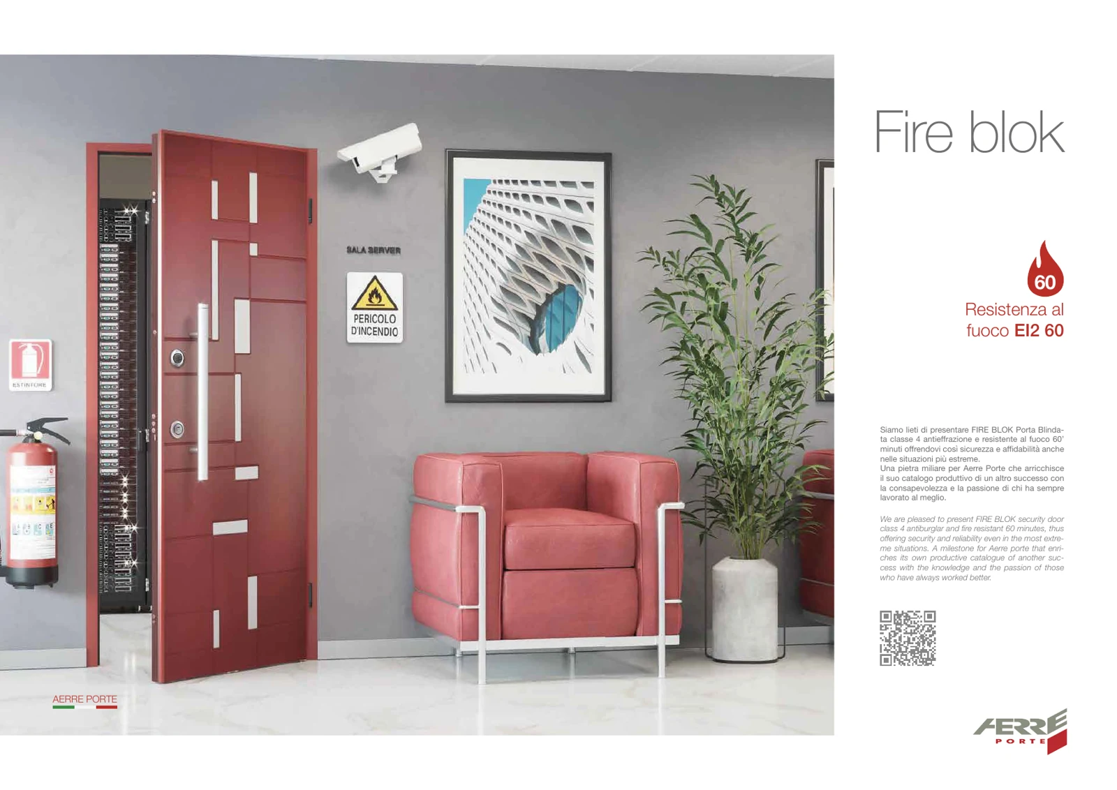 Scheda tecnica originale Fire-Blok